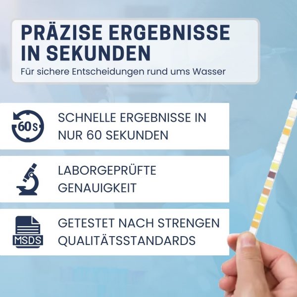 16-in-1 Wasserteststreifen – 125 Stück – Bild 5